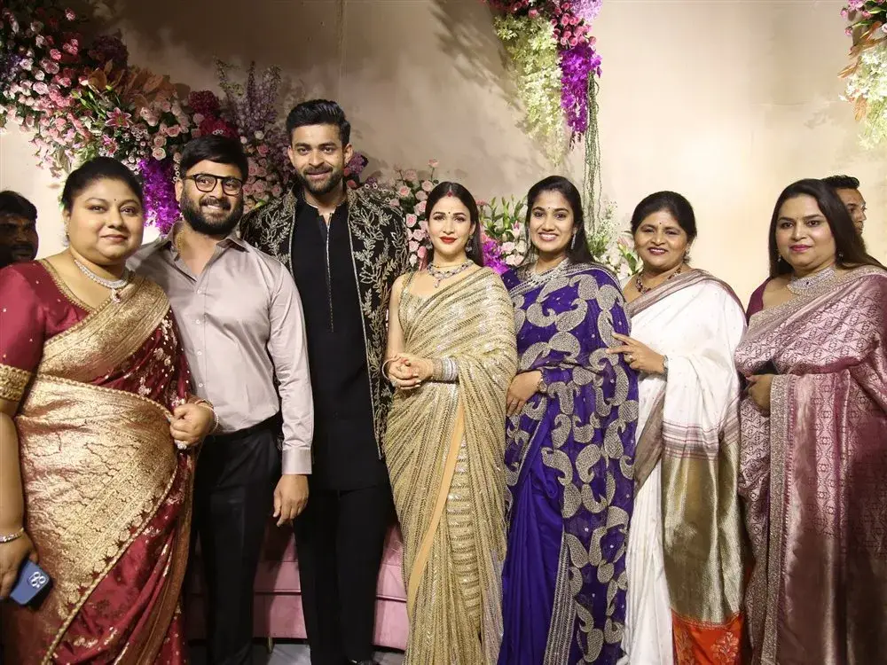 Varun Tej Lavanya Tripathi Wedding Reception Images